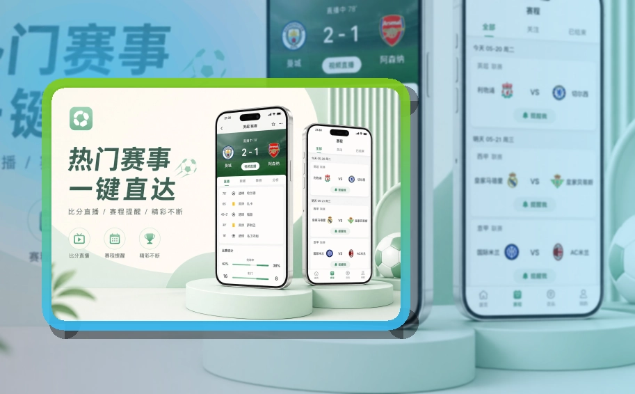 买球站 App看赛优势，热门比赛和焦点提醒都更顺手 页面展示